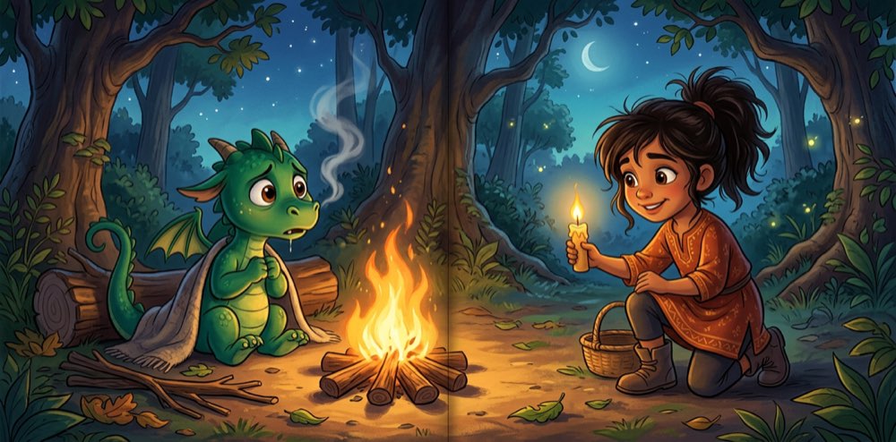 Disney style storybook spread
