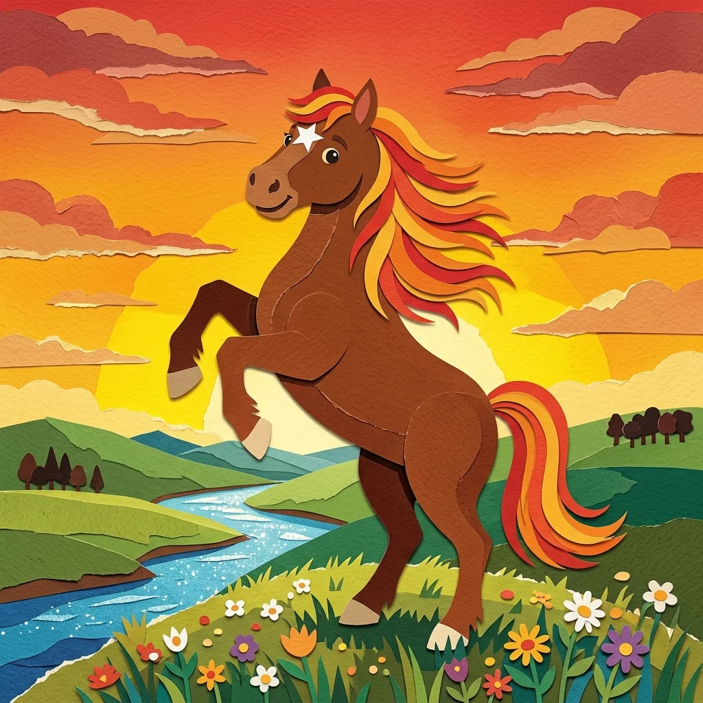 Cover illustration for Bella the Brave Horse
