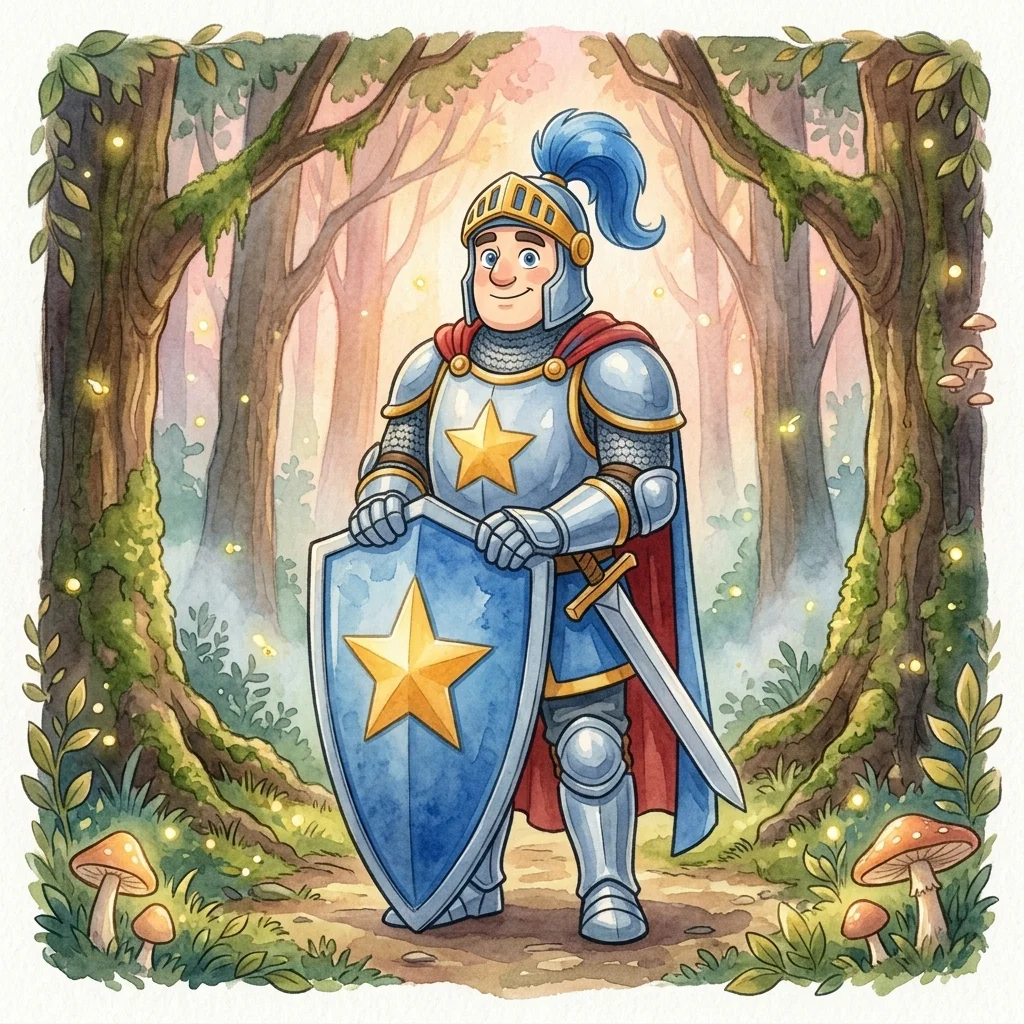 Cover illustration for Brave Knight Ben
