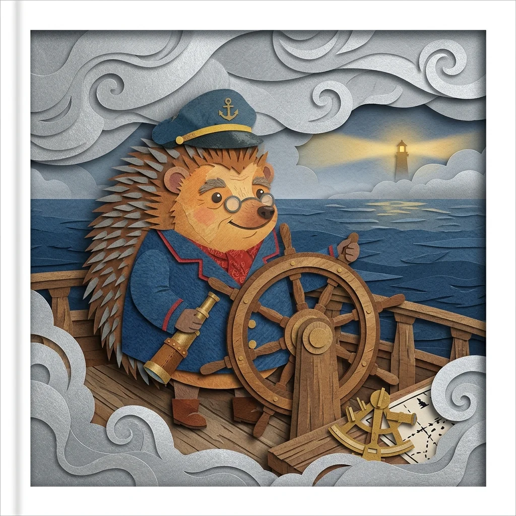 Cover illustration for Captain Bramble's Last Voyage
