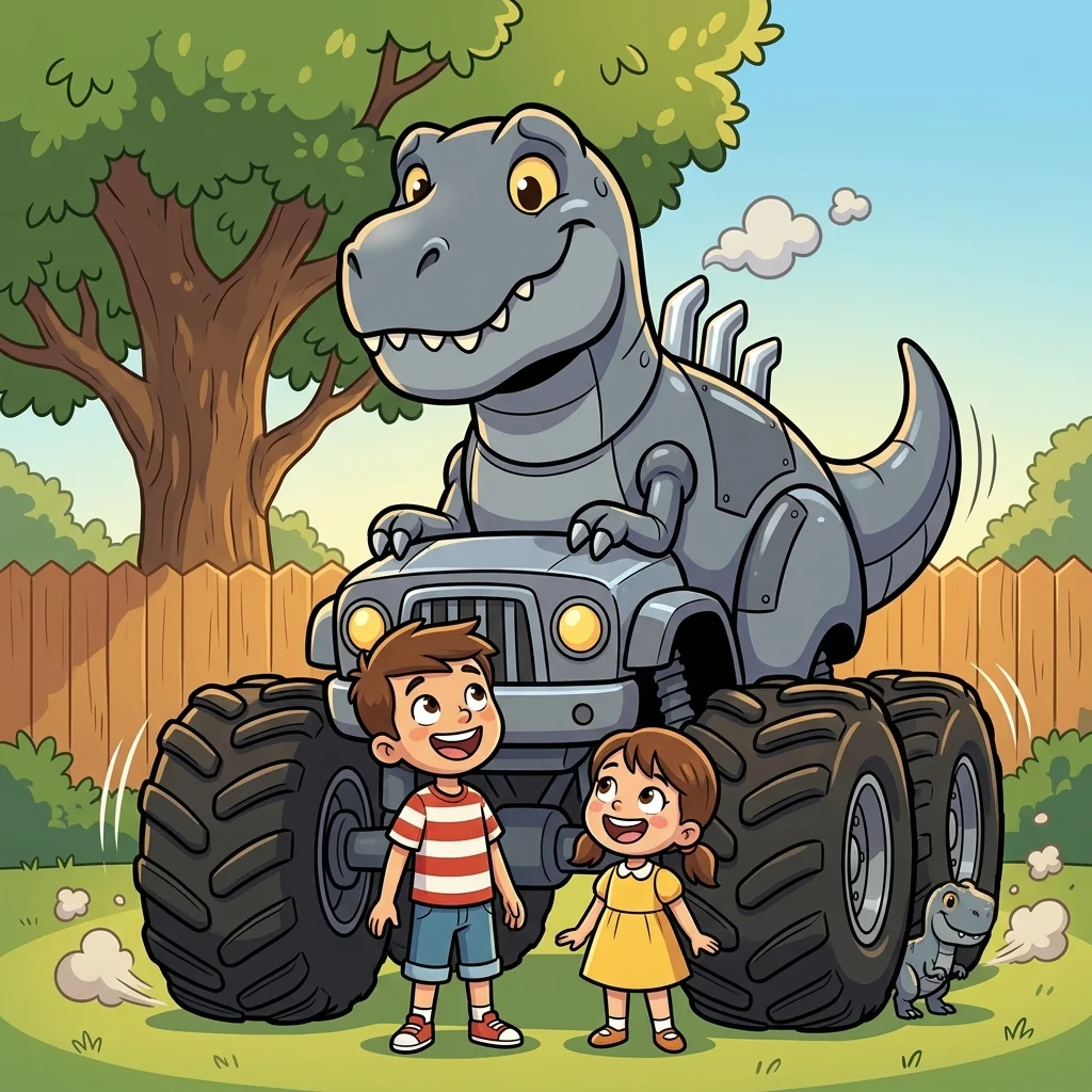 Cover illustration for Kai and Sera versus the Megarex