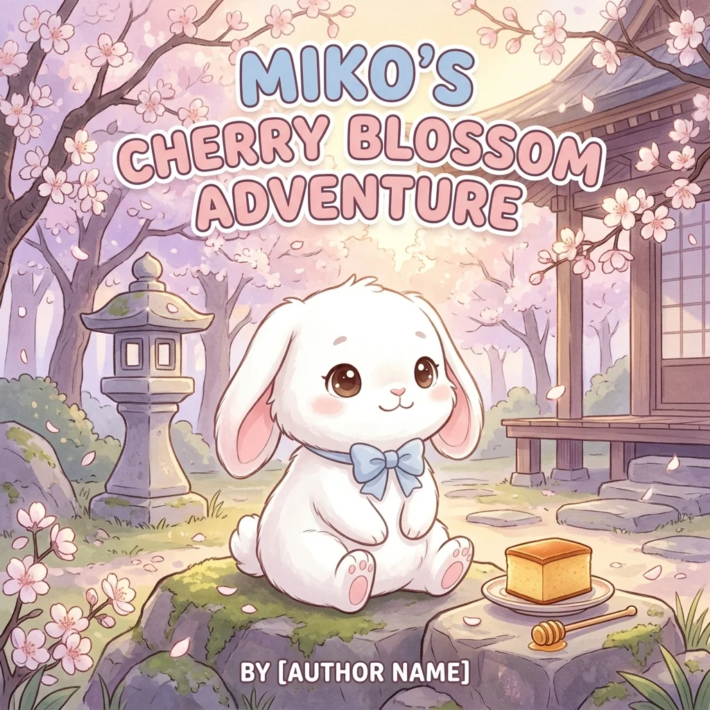 Cover illustration for Miko and the Honey Cake