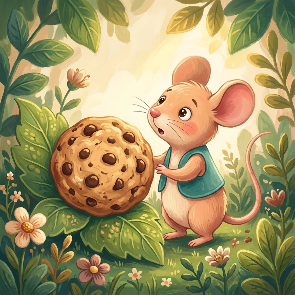 Cover illustration for Mouse and the Cookie