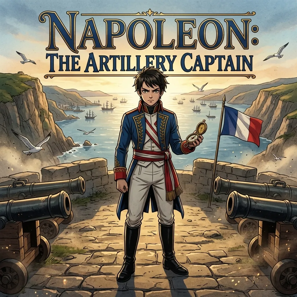 Cover illustration for Napoleon: The Artillery Captain