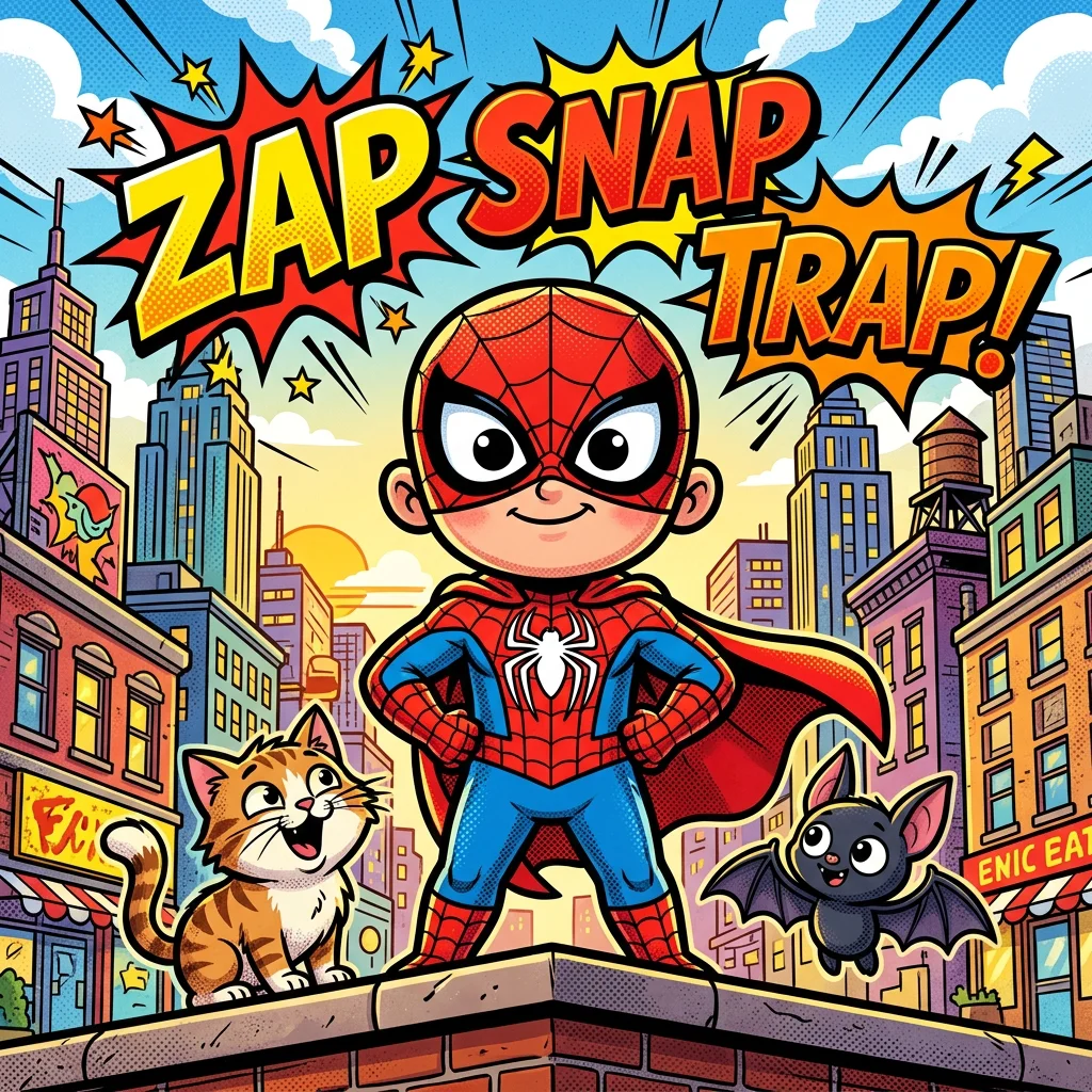 Cover illustration for Spidey and the Zap Trap