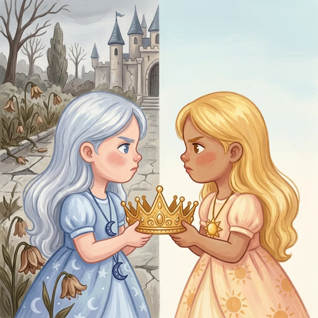 Cover illustration for The Two Crowns